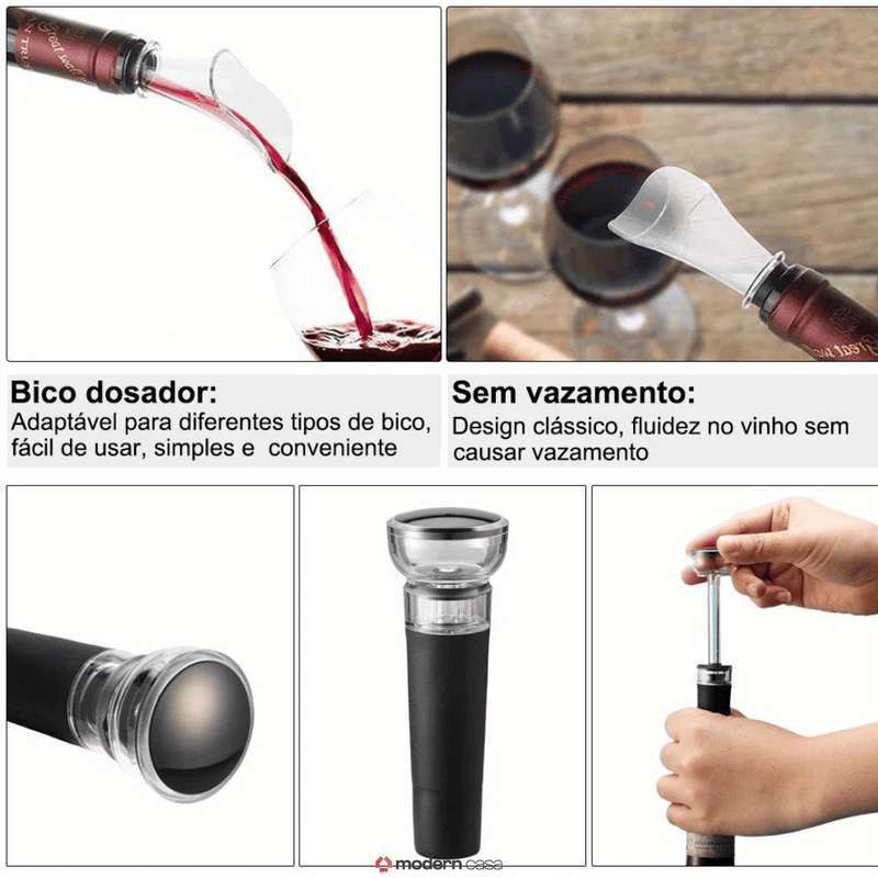 Abridor Elétrico Para Garrafas de Vinhos