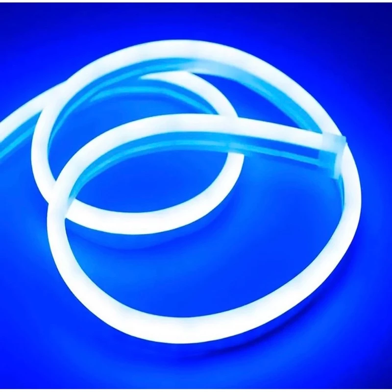 Fita de LED Mangueira Neon 5 Metros IP65 Flexível Com ou Sem Fonte | 8 Cores