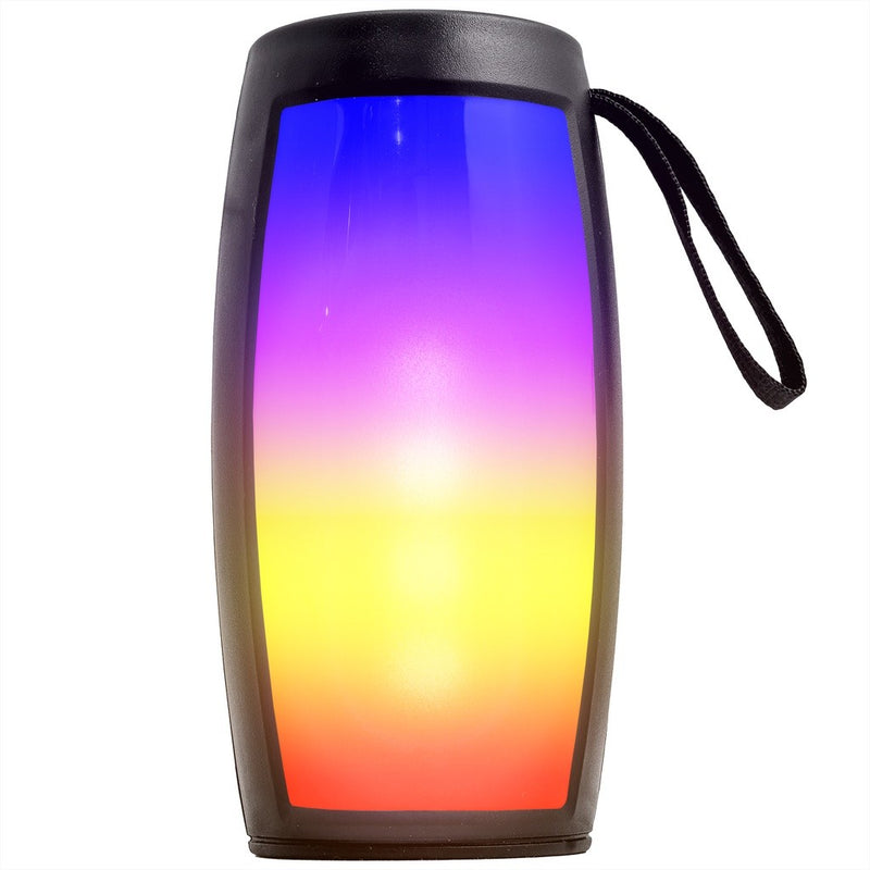 Caixinha De Som Portátil Bass Bluetooth com LED RGB