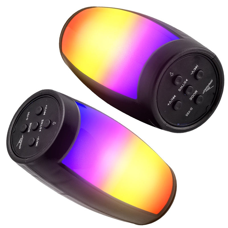 Caixinha De Som Portátil Bass Bluetooth com LED RGB