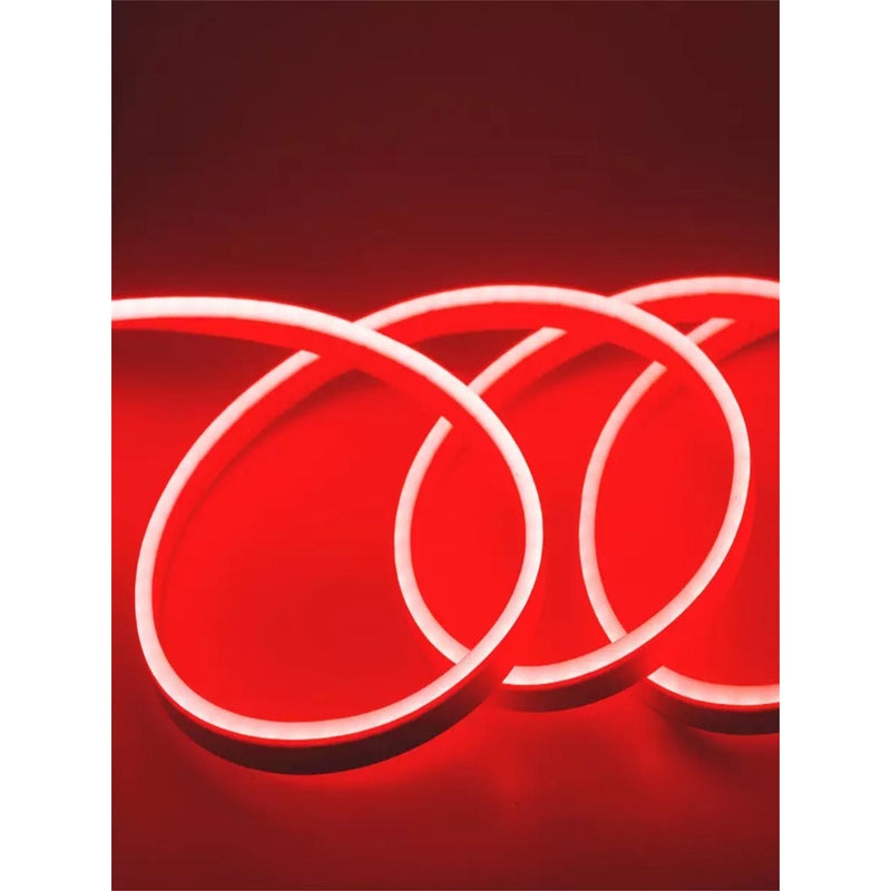 Fita de LED Mangueira Neon 5 Metros IP65 Flexível Com ou Sem Fonte | 8 Cores